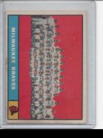1961 Topps Milwaukee Braves Team Card